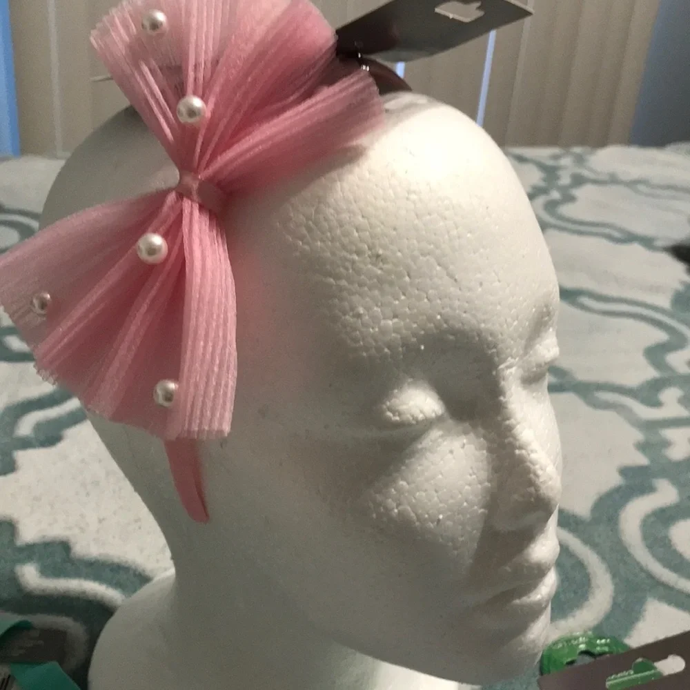 Kids Headband and Bath Gift Set - Pink & Aqua